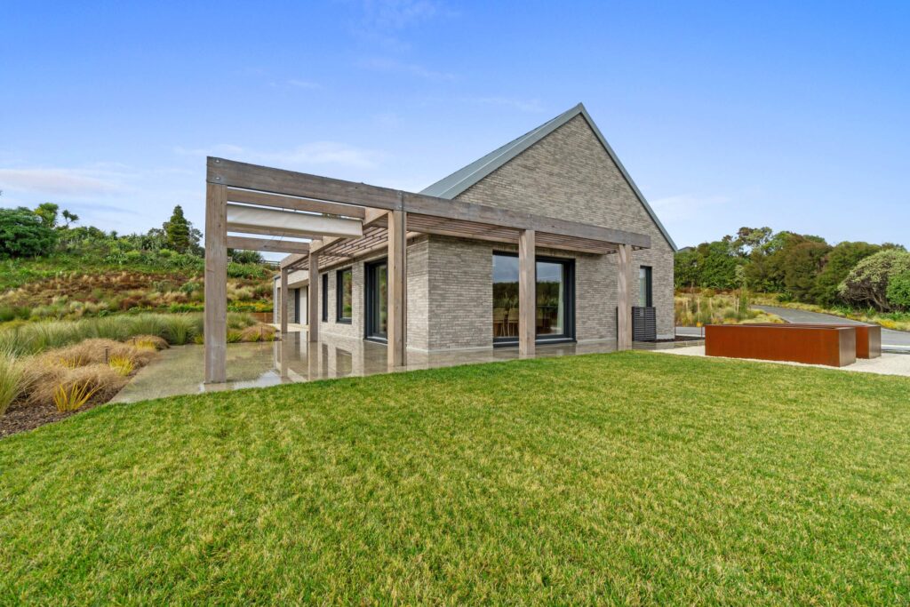 New brick eHaus with grass